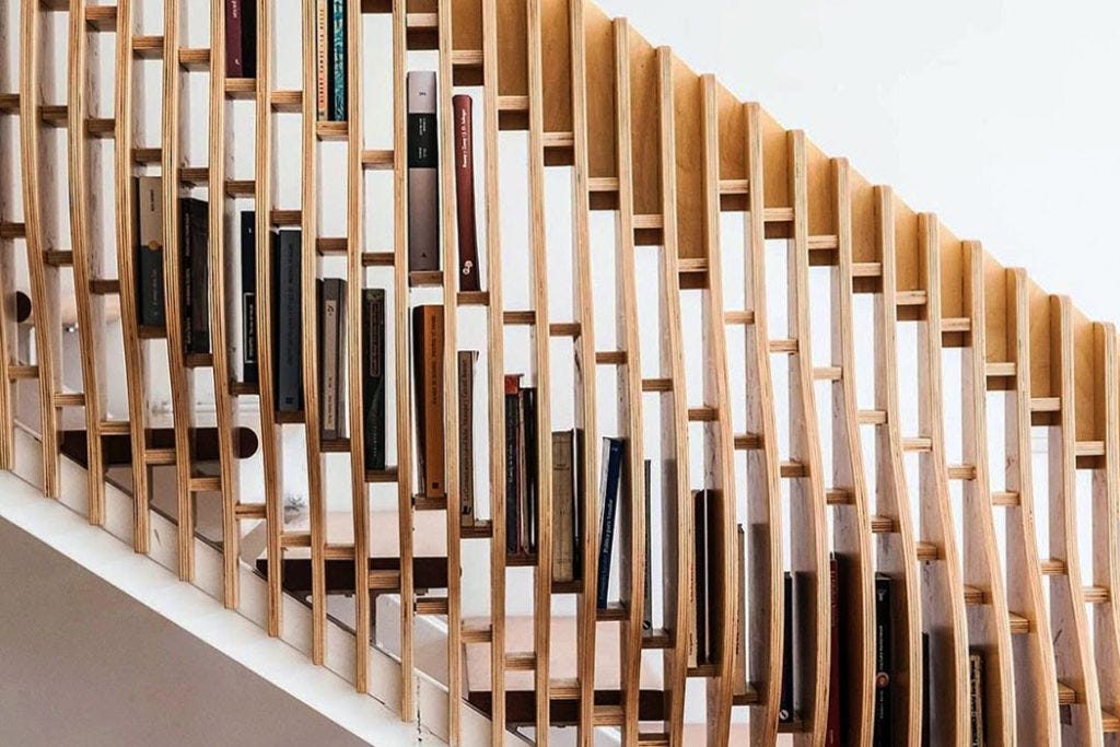 This Multifunctional Staircase Is A Library As Well