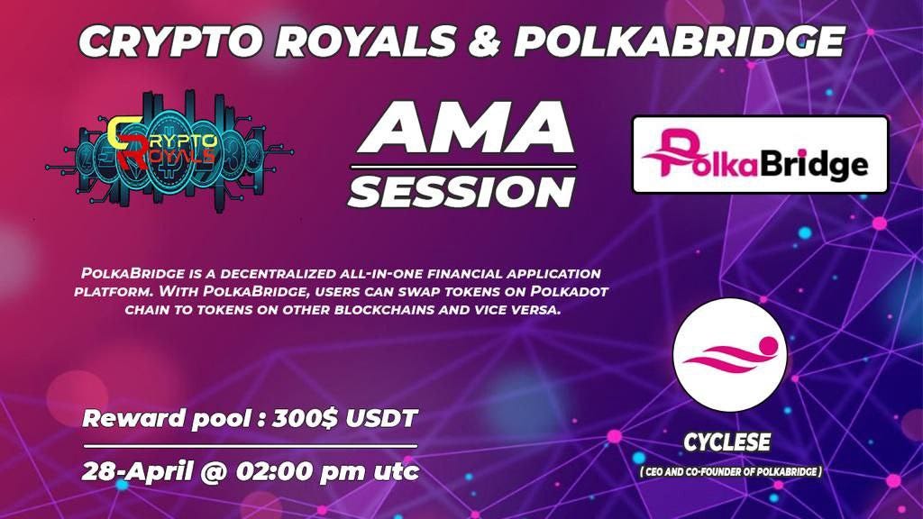 Polkabridge X Crypto Royals Ama Recap By Polkabridge Medium