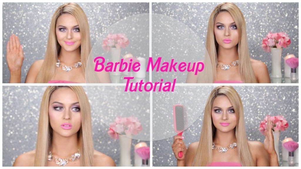 real life barbie makeup tutorial
