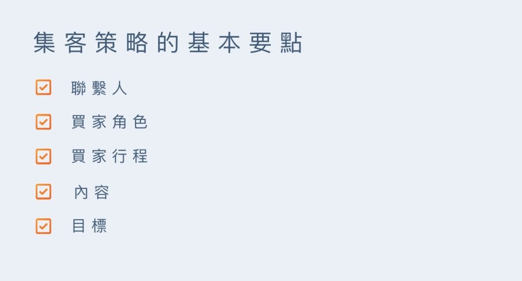 集客策略成功要點 聯繫人 買家角色 在我們的前一篇文章爲什麼是集客行銷 By 孫櫟sunny Medium