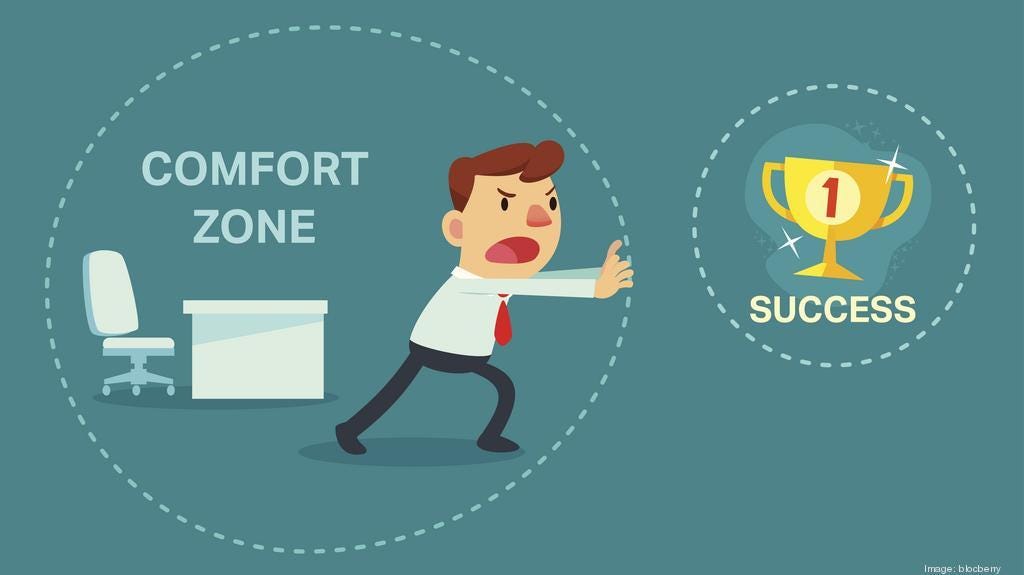 Why Should You Come Out Of Your Comfort Zone By Anjali Vemala Medium