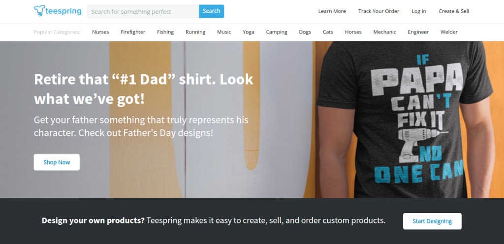 teespring clone independence day
