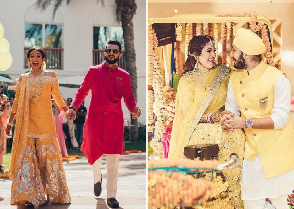 mehendi outfit for groom