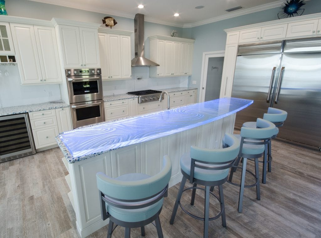 Interactive Design Of Glass Countertops At Downing Designs