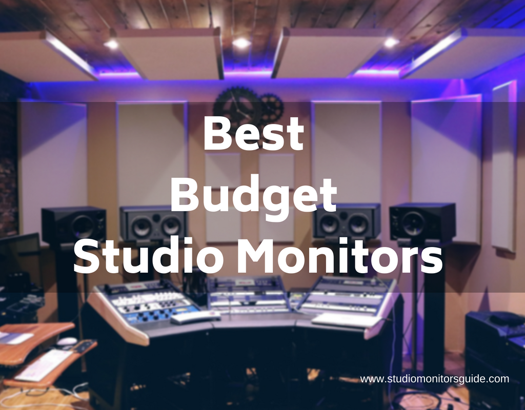 best budget studio monitors 2018