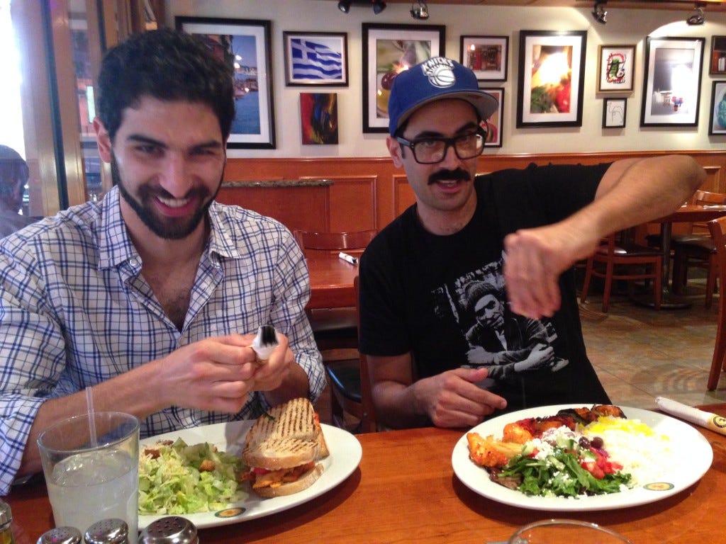 Raffi Barsoumian, left, and Ramiz Monsef