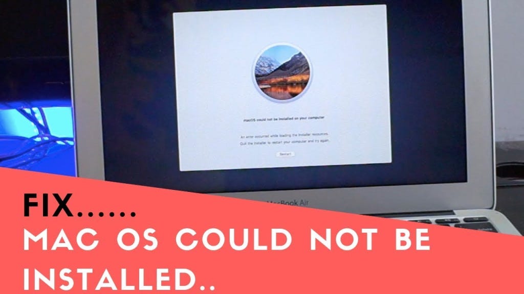6 Ways To Fix Macos Could Not Be Installed On Your Computer Issue By Lily Johnsol Medium
