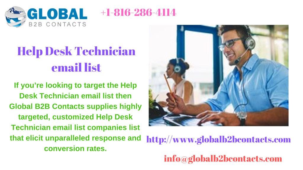 Help Desk Technician Email List Ashely Tyler Medium