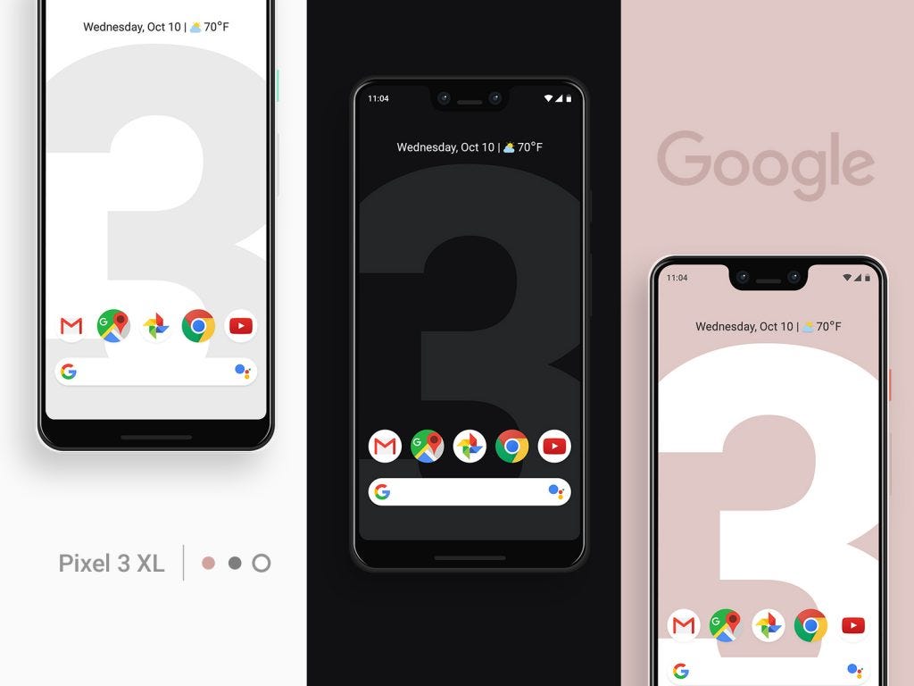 Download 10 Free Google Pixel 3 Mockups Download The Best Google Pixel 3 By Designketchup Medium