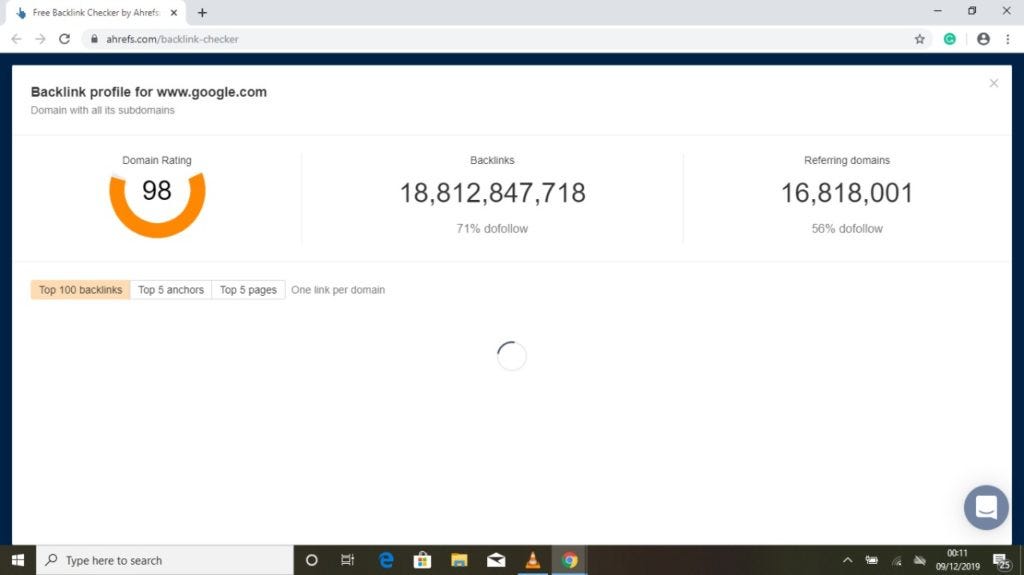 rankwatch backlink checker