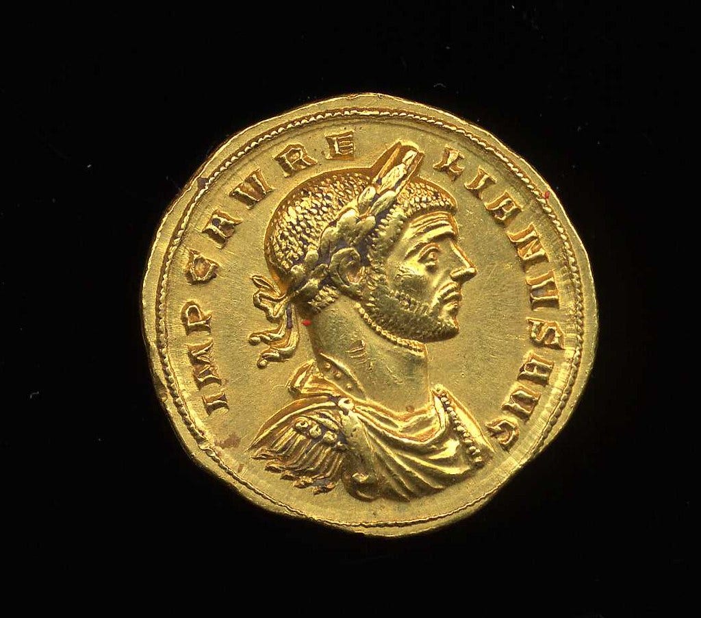 Aurelian Emperor of Rome. His reign was a short period of… by John