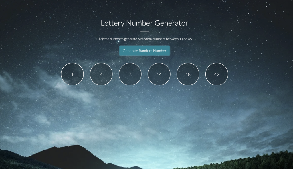 JavaScript Lottery Number Generator | by Denisa Marcisovska | Medium