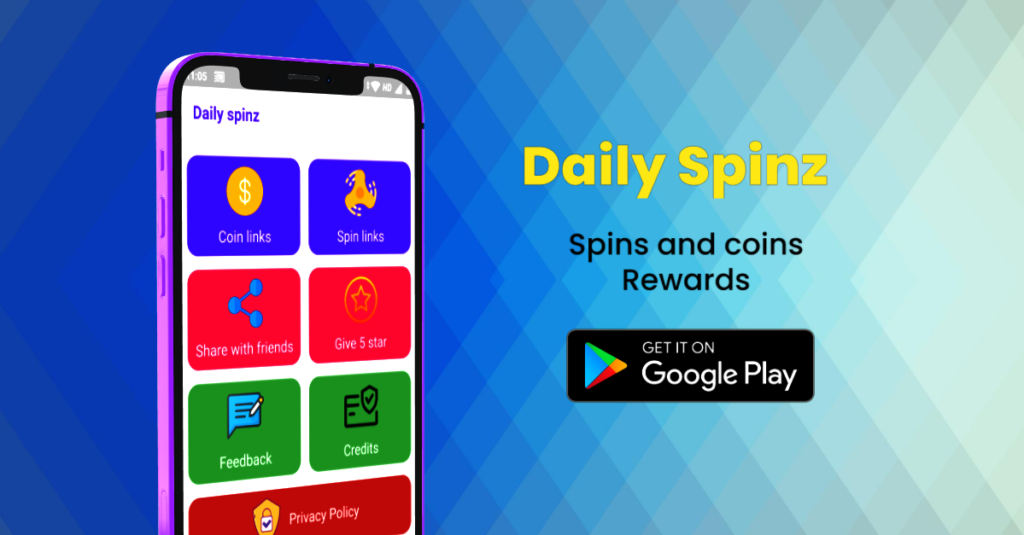 Free Daily Spins And Coins Links