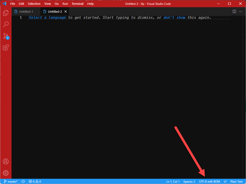 VSCode always new files UTF8 with BOM Aran Cloverink Chananar Medium