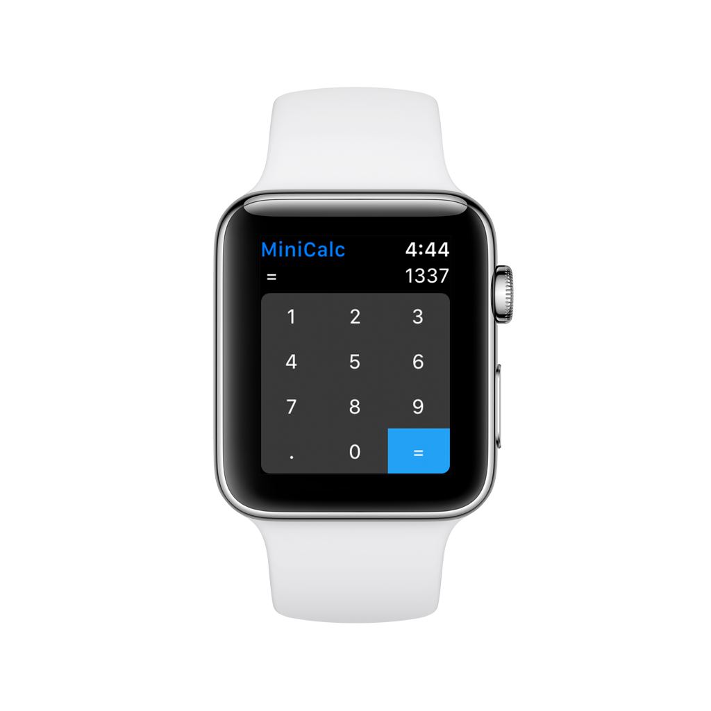 apple watch series 4 calculator
