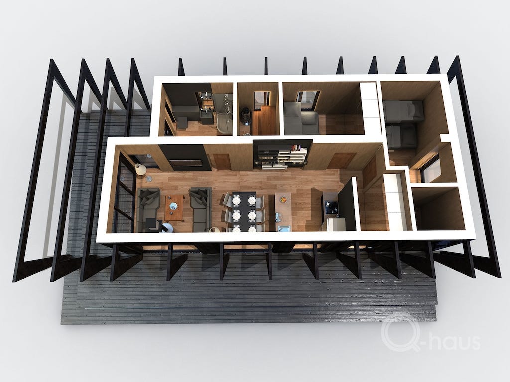 Beautiful Modern Prefab Modular House Available On Amazon-Cliff In 2020 |  by Nancy Bawanah a.k.a Brammer | Medium