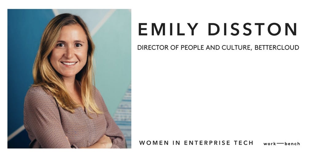 Women In Enterprise Emily Disston At Bettercloud Work Bench