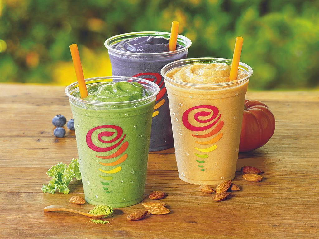 Social Chatter Indicates Decreased Popularity of Jamba Juice.