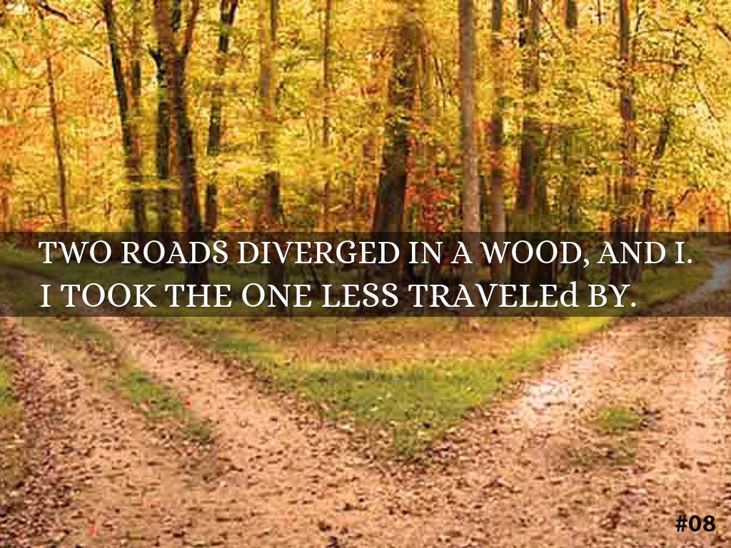 two roads diverged in a yellow wood essay