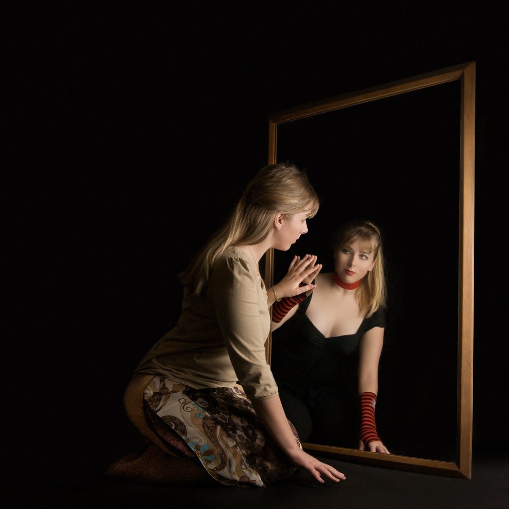 The Other Side of the Mirror. Through my reflection, the other side