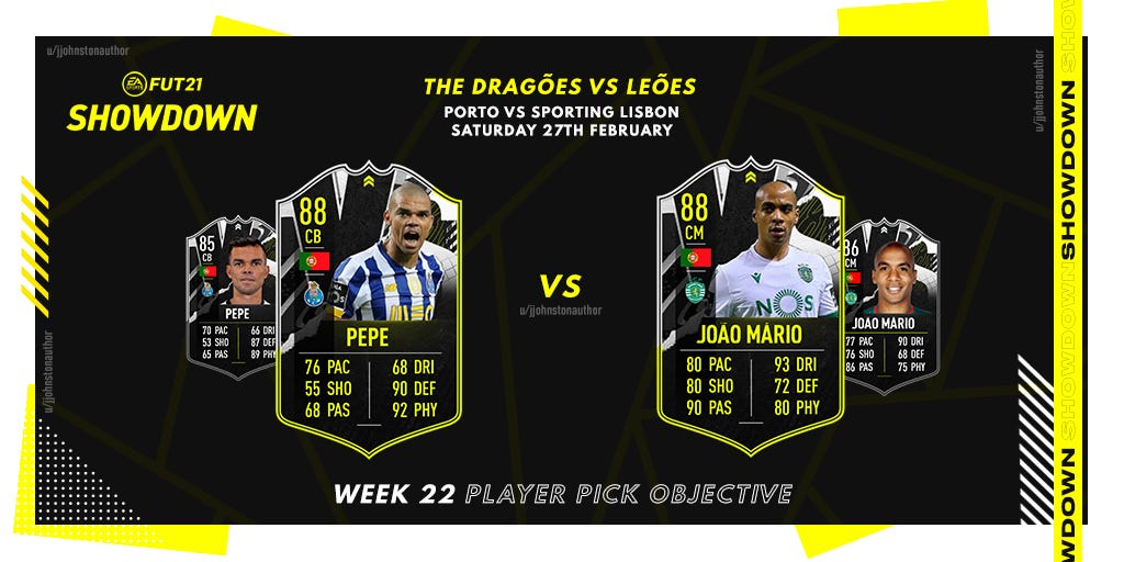 FIFA 21 Showdown | Week 22 | Porto Vs Sporting Lisbon | by That Northern  Bloke | Medium