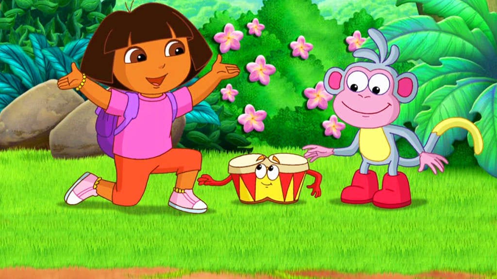 Introducing “educational animation” Dora the Explorer.