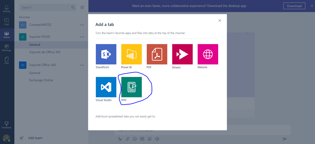 Office 365 New Wiki Tab In Microsoft Teams By Juan Carlos Gonzalez Regarding 365