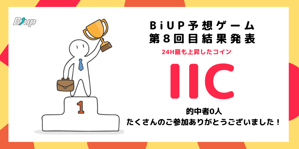 Biup予想ゲームv8 第1位 Iic Intelligent Investment Chain By Biup Fanclub Medium