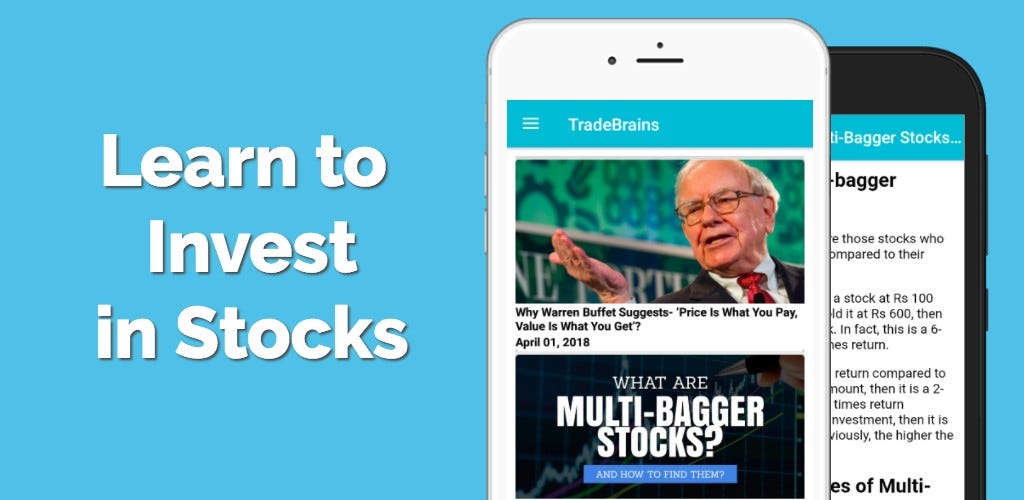 the simplest stock market learning app trade brains learn about stock