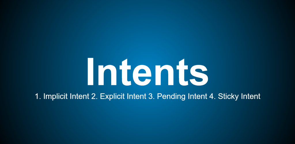 Types of Intent in Android. Here in this article my intent is to… by