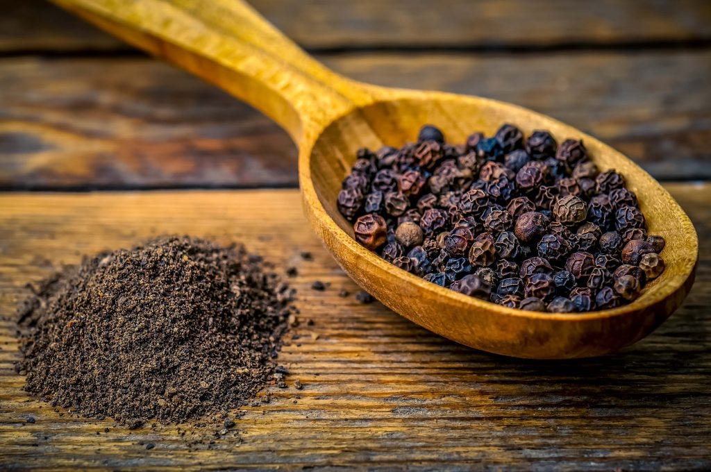 Black pepper (Piper nigrum) A king of spices by Biota n Microbes Medium