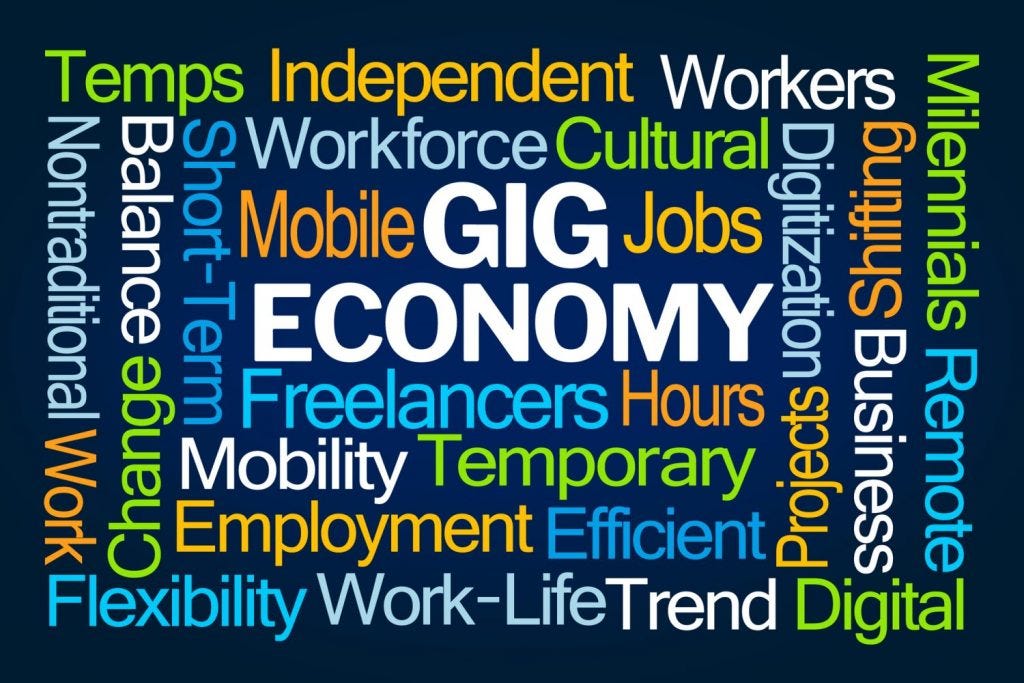 How the Gig Economy might affect Employment Rates | by Prabhakar Mundkur |  Medium