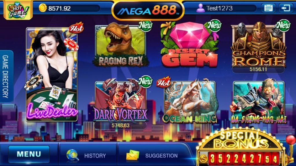 Mega888 Apk: Carry One's Casino They Move â€“ Telegraph