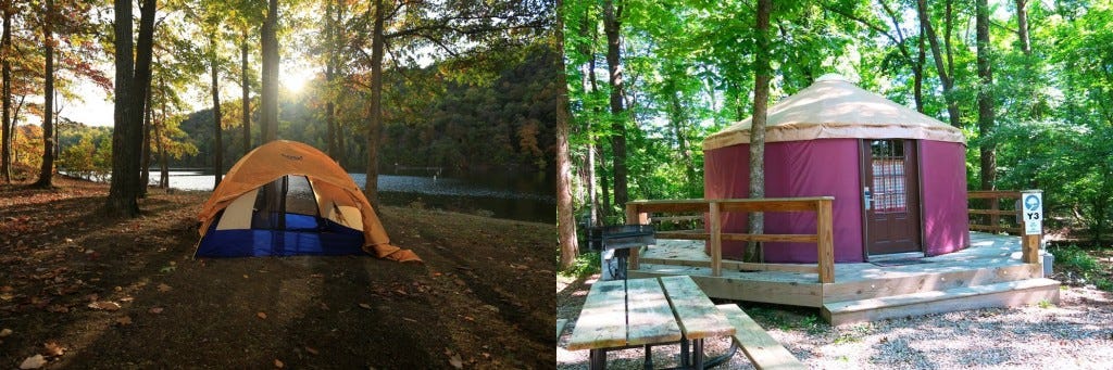 11 Differences Between Camping And Glamping Outdoor Fact Medium