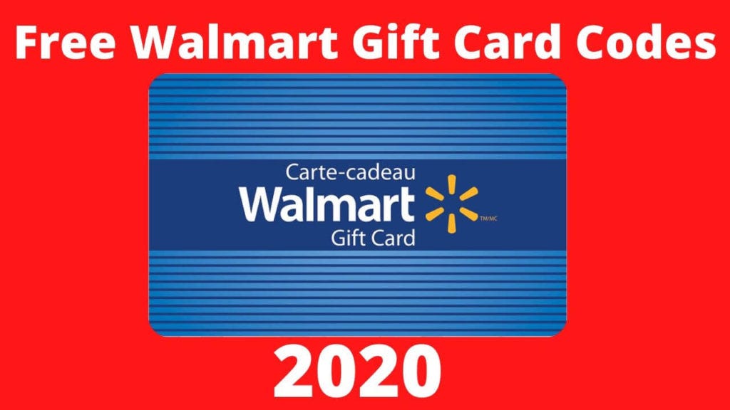 Free Walmart Gift Cards Codes