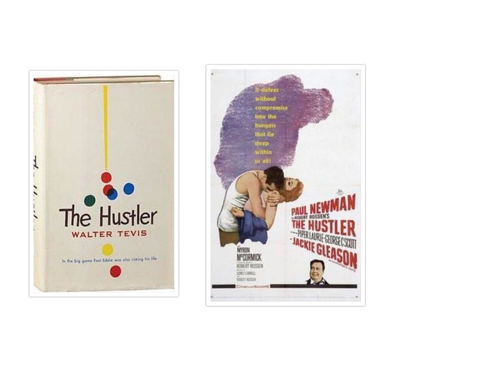 Book vs Movie: The Hustler. “The Hustler” was written by Walter… | by Jim  Cherry | Medium
