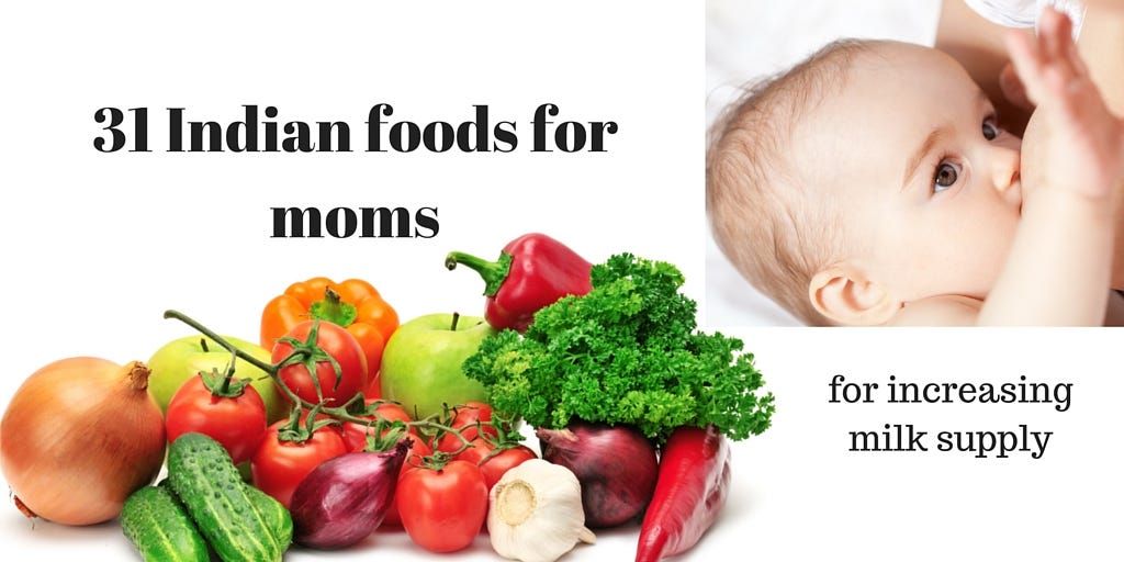 foods to increase lactation