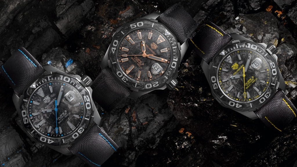 tag heuer aquaracer carbon collection