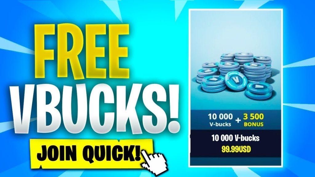 Get Free VBucks in Fortnite Chapter 2 — Season 1 Aka