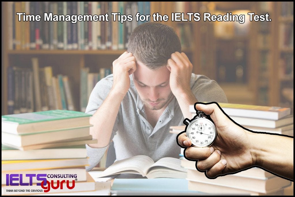 G IELTS Tips management Time ... for the - Setu Test. Reading