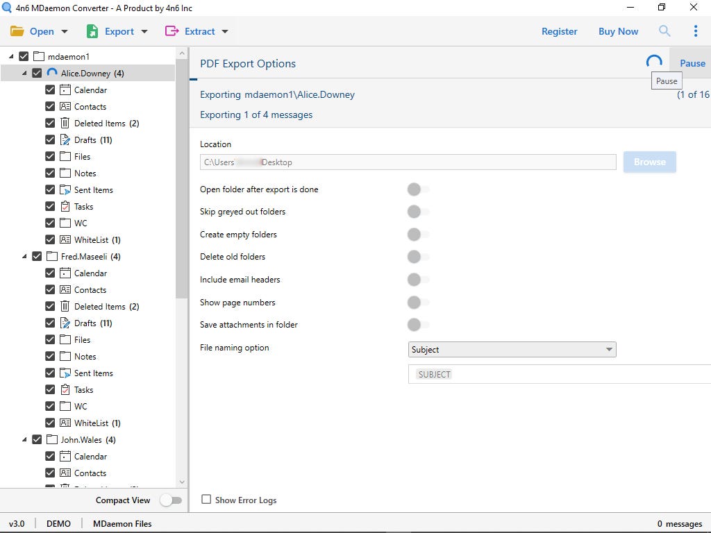 Convert MDaemon Emails to PDF File Format with Attachments | by  forensicsxpert | Medium