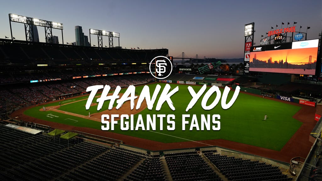 A Message From The San Francisco Giants By San Francisco Giants Splash Hits