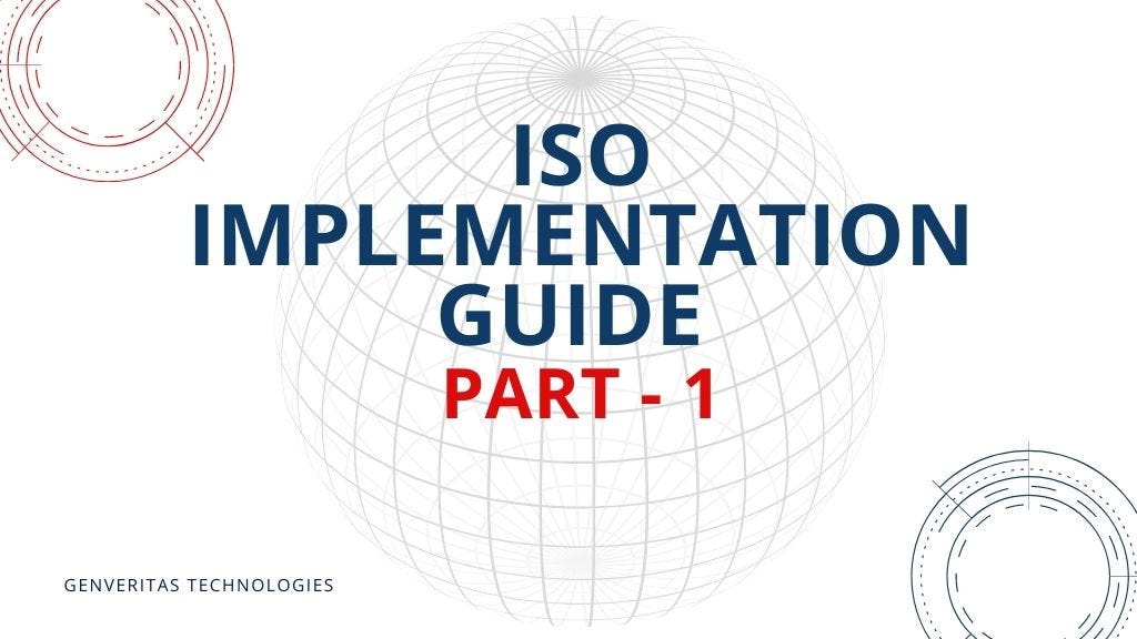 iso implementation guide — Genveritas India