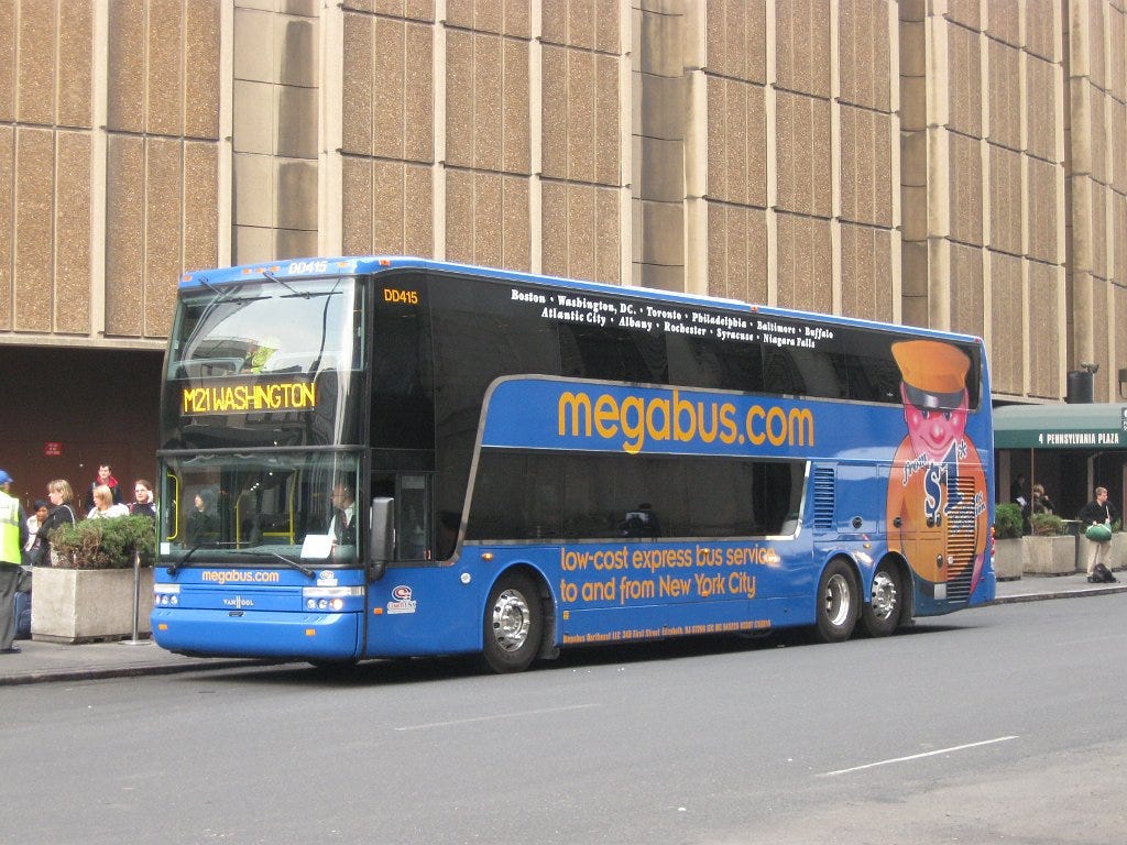 megabus carry on