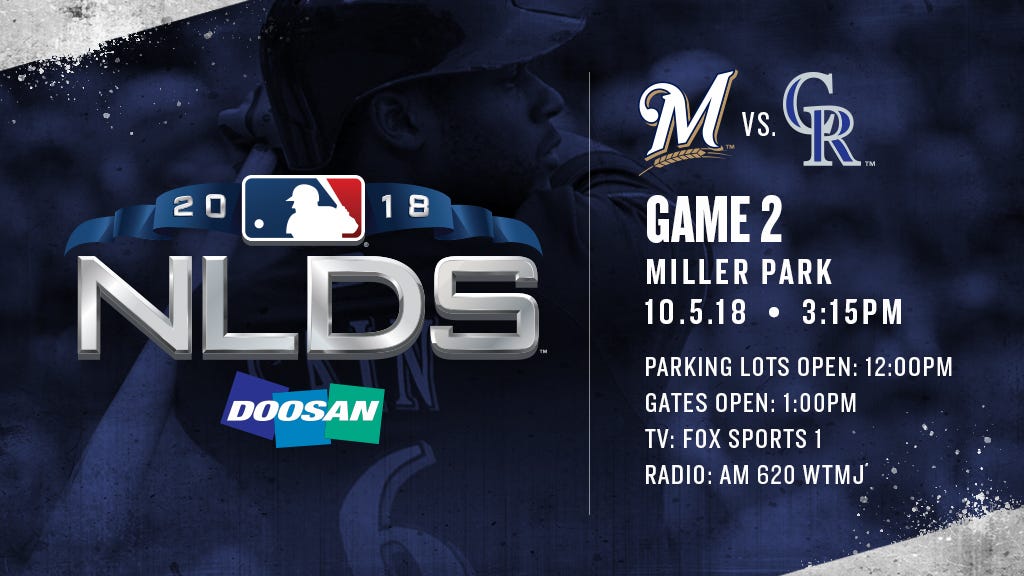 NLDS Game 2 Information Guide. This is what the journey is all about