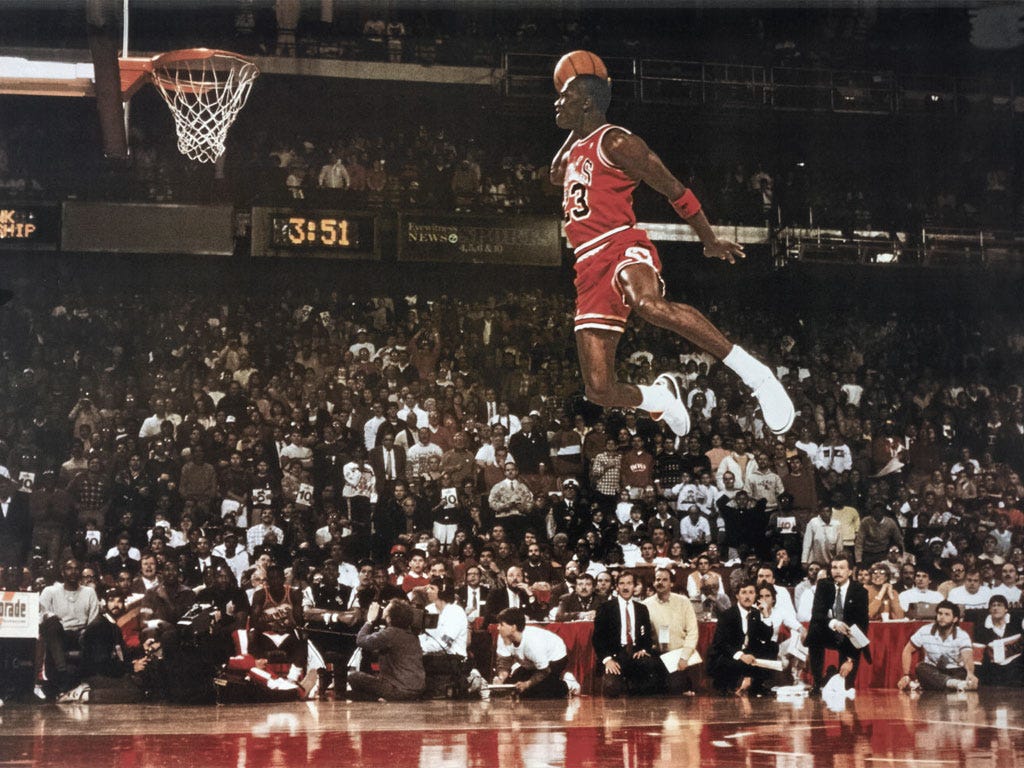 michael jordan e nike
