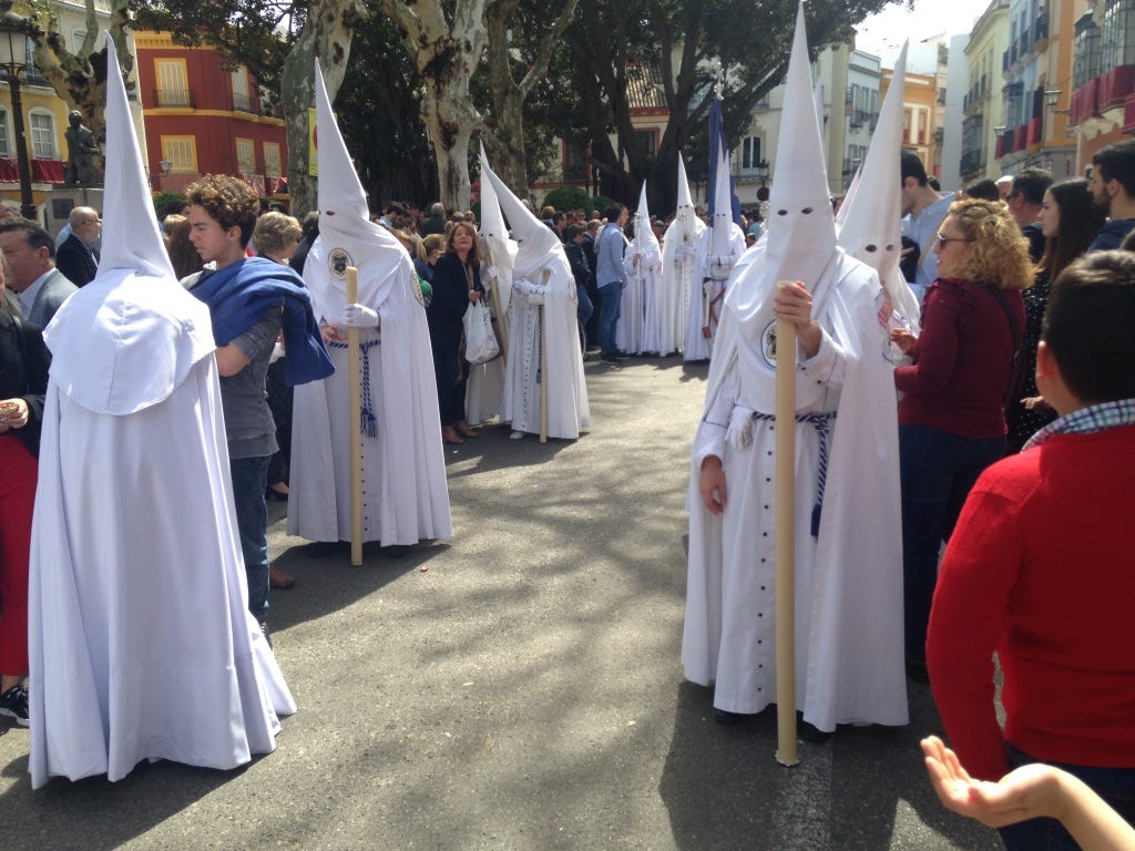 Semana Santa (Holy Week). Where the KKK got their nifty costumes | by  Francesco Rizzuto | Lessons from History | Medium