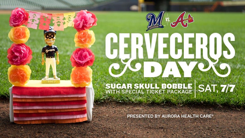 Cerveceros Day, presented by Aurora Health Care, Scheduled for Saturday