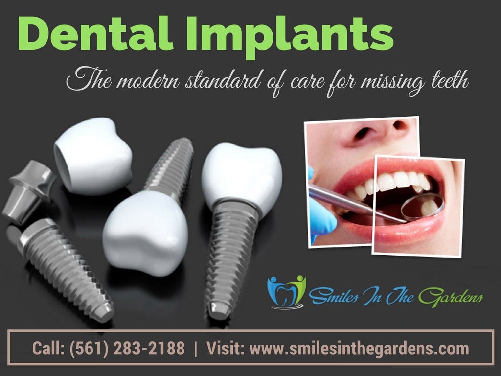 Implant Dentistry Services In Palm Beach Gardens Smiles In The