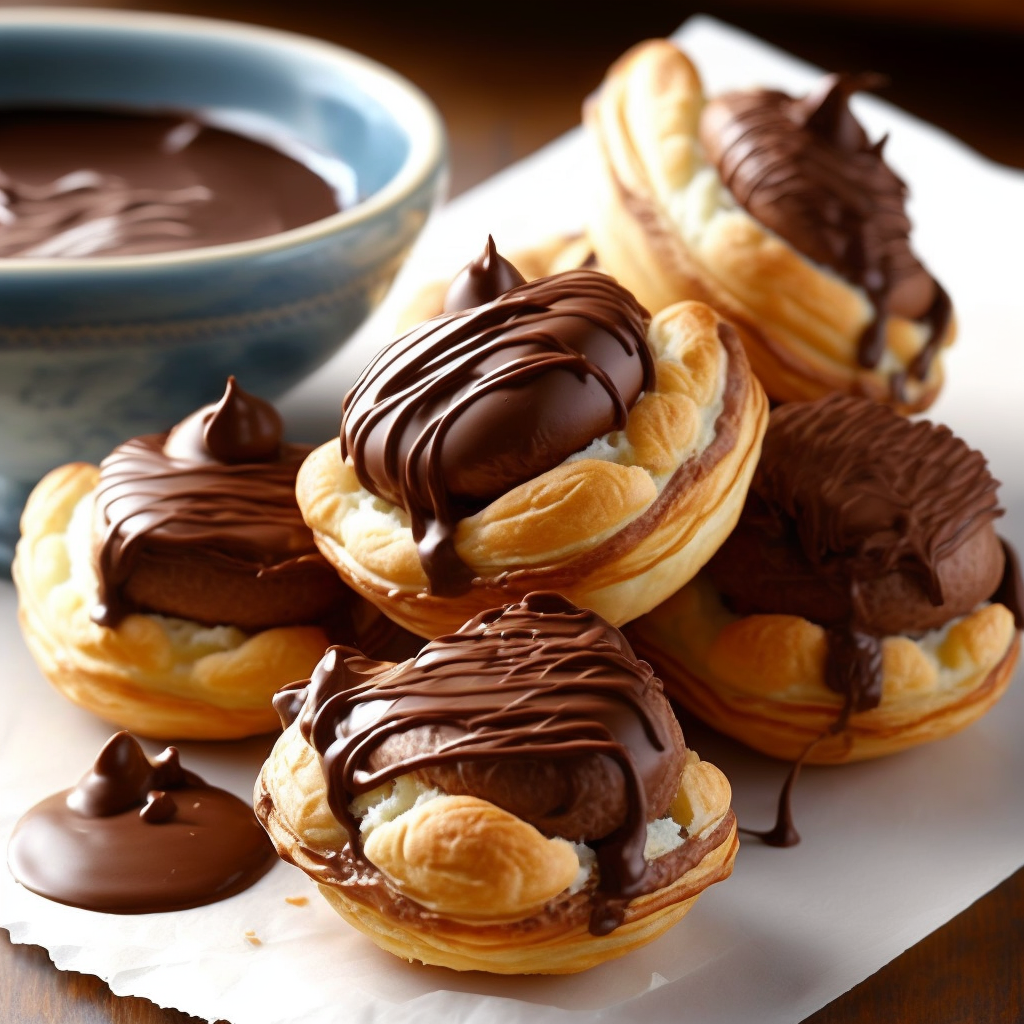 A.I. Eats — Chocolate Cream Cheese Puff Pastry Bites | by Michael Cash